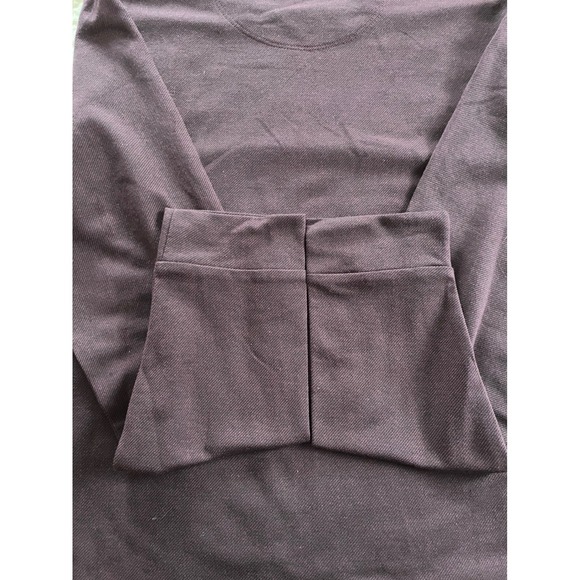 Marc Anthony Mens Burgundy LS Terry Crew Neck Shirt Slim Fit MM83K002RN - Picture 2 of 6